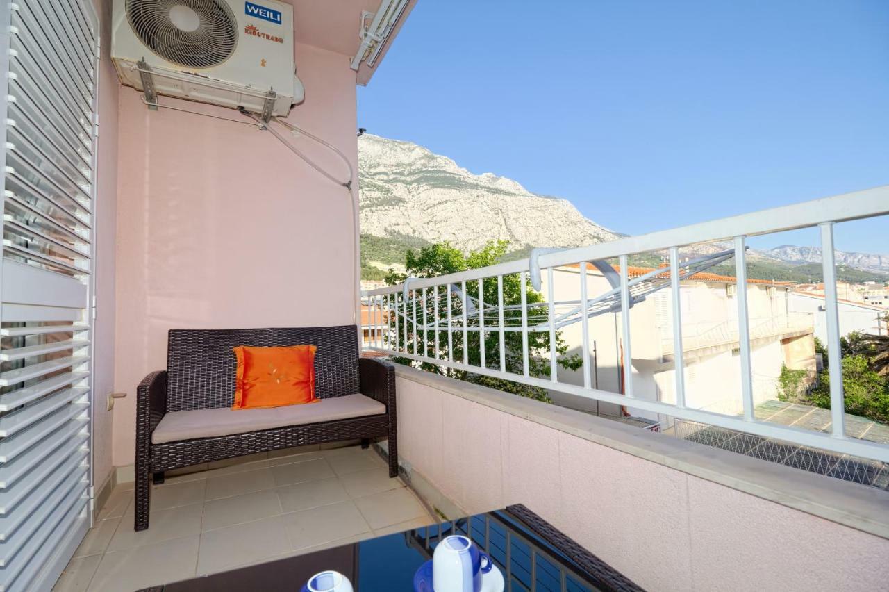 Apartman Laura Galileo Blizu Centra I Plaze Makarska Buitenkant foto